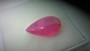 Ruby 11,8 ct pear