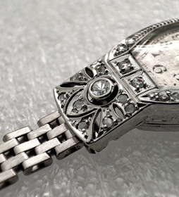 Valkokultainen 14 ct / 18ct BUCHERER timanttikello