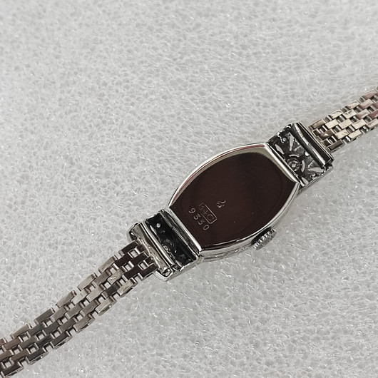 BUCHERER unique diamond / 14c / 18c white golden coctail watch