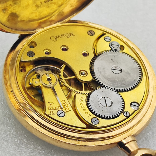 Omega Classic golden pocket watch