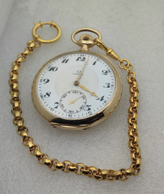 Omega Classic golden pocket watch