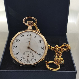 Omega Classic golden pocket watch