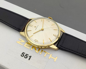  Vintage 14ct golden Zenith 