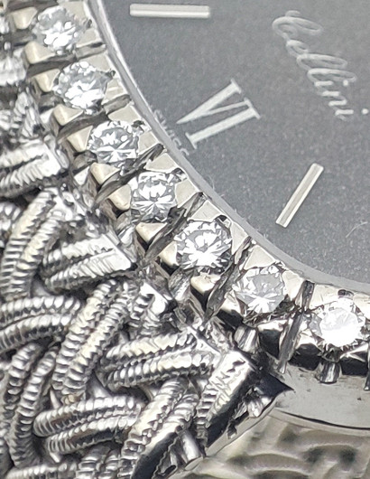 Rolex Cellini vintage 18ct golden Diamond bracelet watch