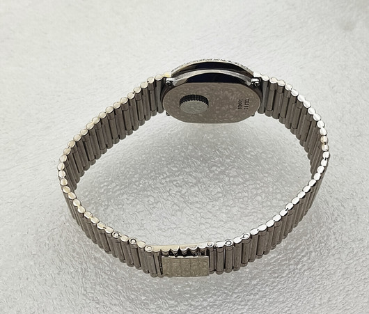 Piaget 18ct valko kultainen timantti ranneke kello