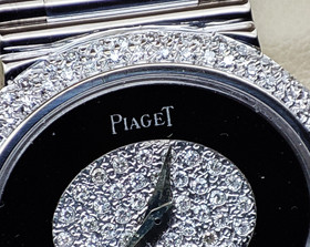 Piaget 18ct golden diamond bracelet watch