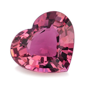 Tourmaline 1,6 ct heart cut with certificate