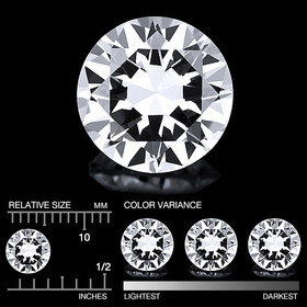 Danburite 5,5 mm / 0,5 ct round