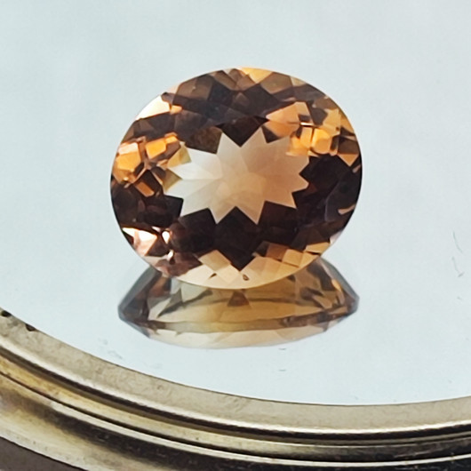 Imperial Topaz rarity oval 13mm