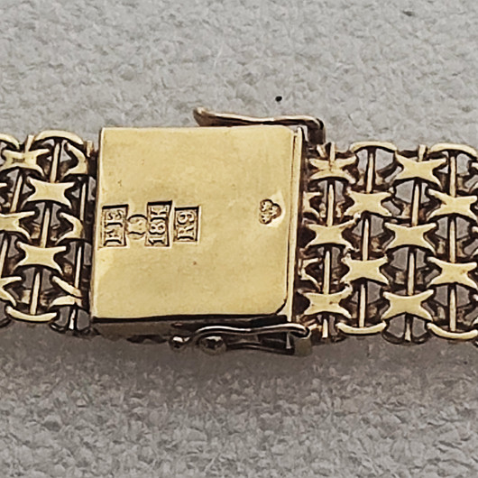 18ct golden bracelet