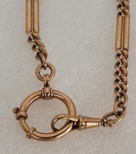 18ct / 20,5gr kultaa taskukellon perät / ketjut / ketju / hihna