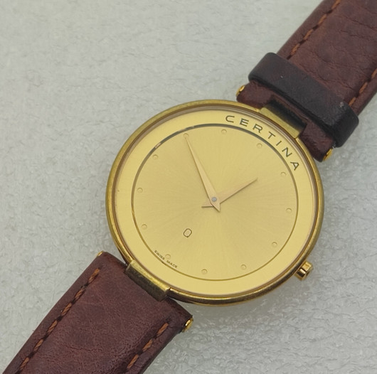 Certina tyylikäs vintage pukukello 