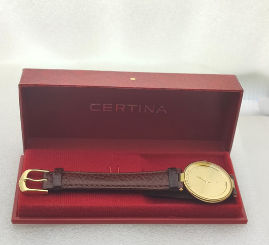 Certina tyylikäs vintage pukukello 