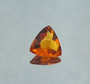 Citrine 1,2 ct, triangle with cerificate