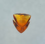 Citrine 1,2 ct, triangle with cerificate