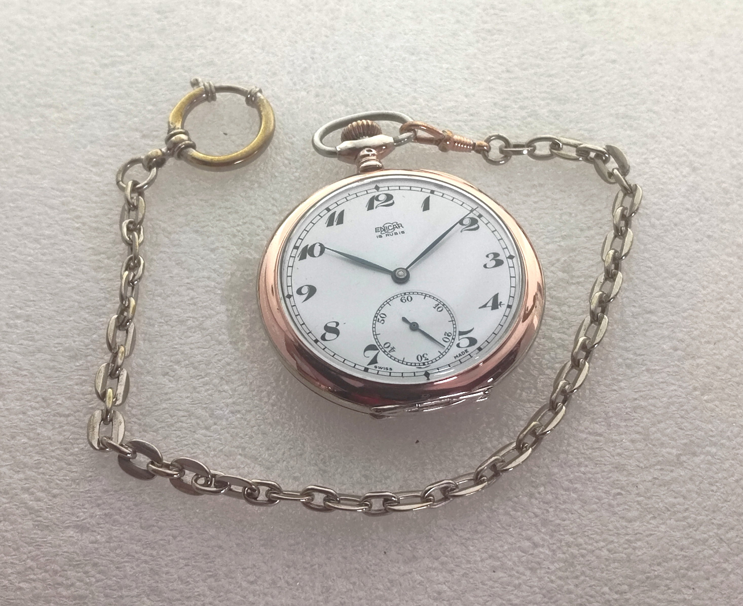 Orologio uomo vintage Enicar 17 rubis 60\u0027s antimagnetic 