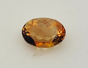 Imperial Topaz rarity   / 9 ct oval