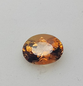 Imperial Topaz rarity   / 9 ct oval