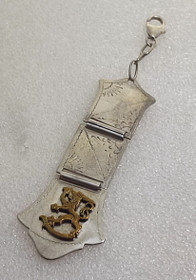 silver vintage  pocket watch  