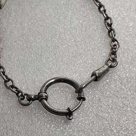silver vintage  pocket watch  