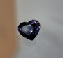 Sapphire 1,3 ct heart , multicolor