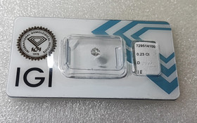 IGI Diamond 0,23ct / D/ IF / 