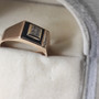 Vintage diamond gold ring  