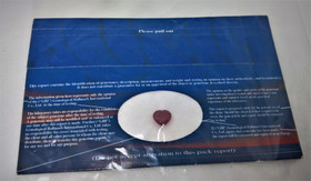 Rubiini 3 ct Sydän GHI todistuksella 