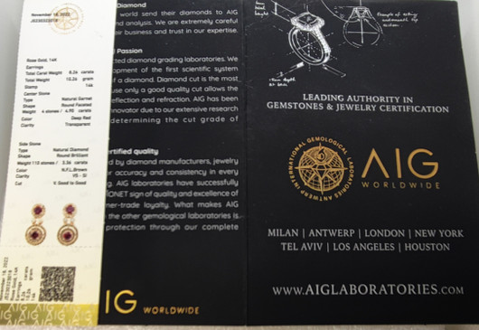 Vintage golden diamond  / gemstone  earrings