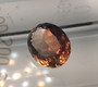 Imperial topaz 16 mm / 12,8 ct bicolor oval
