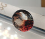 Imperial topaz 16 mm / 12,8 ct bicolor oval