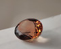 Imperial topaz 14,7 mm / 12 ct Brasiliasta kullan ruskeilla loisteilla ovaali 