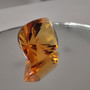 Citrine 10ct  fancy,  with certificate