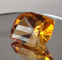 Citrine 10ct  fancy,  with certificate