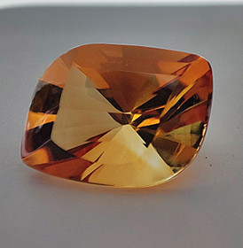 Citrine 10ct  fancy,  with certificate
