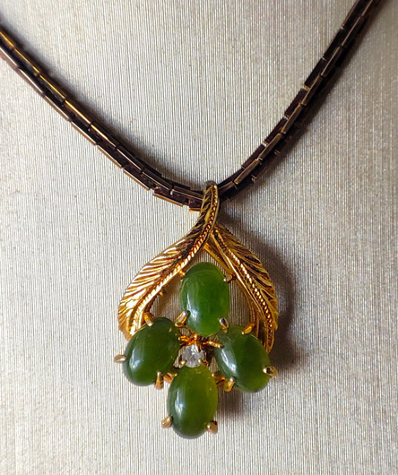 Vintage jade pendant