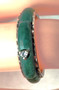 vintage  jade gold ring with diamond