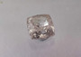 Natural Diamond , champagne tone, cushion modified brilliant 
