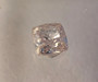 Natural Diamond , champagne tone, cushion modified brilliant 