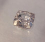 Natural Diamond , champagne tone, cushion modified brilliant 