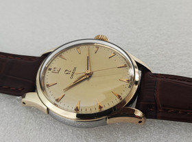 Omega , vintage classic dress watch gold / steel from 50s