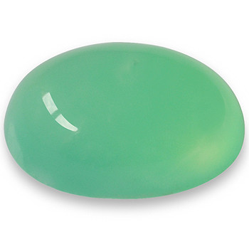 Chrysoprase (Chalcedony) ovaali 6mm