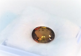 Imperial topaasi 7,2 ct ovaali