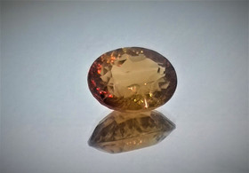 Imperial topaasi 7,2 ct ovaali