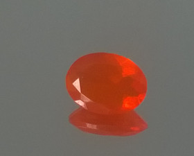 fire opal 0,5 ct oval