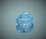 Käsin hiottu fancy hiontainen topaasi, sky blue 11,4 ct