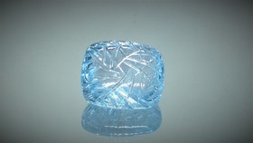 Käsin hiottu tyyny hiontainen topaasi,7,3 ct  sky blue 