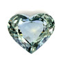 Sapphire 1 ct heart with certificate