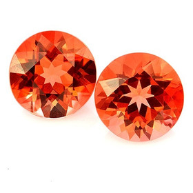 Andesine pair 6,1 mm / 2 x 0,7 ct round