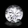Sapphire 5,2 mm / 0,64 ct round brilliant with certificte